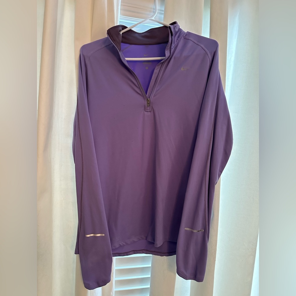 Nike Element Lilac Quarter Zip pullover - L